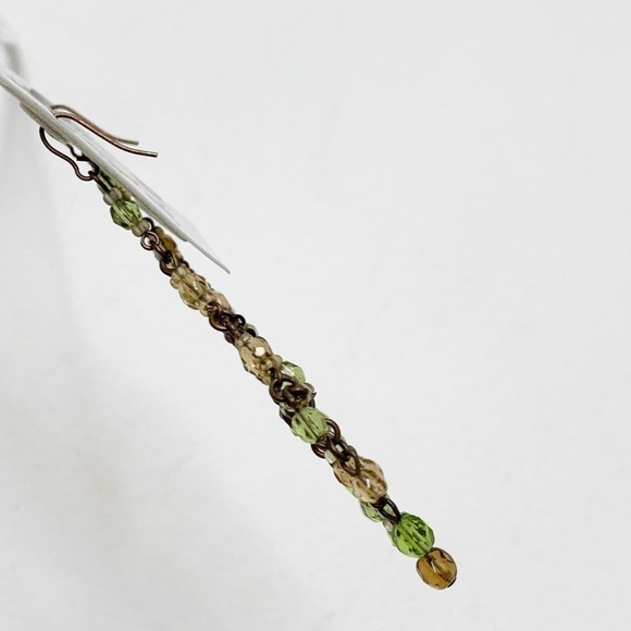 BOHEMIAN GLASS earrings new - Picture 6 of 7